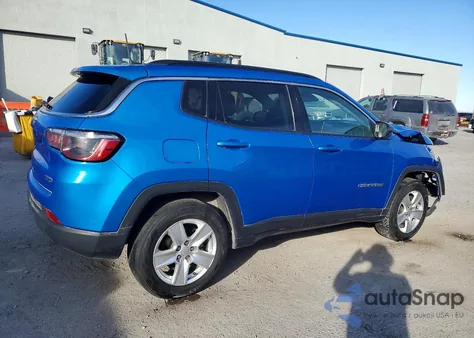 2022 Jeep Compass Latitude z USA, uszkodzony, nr VIN 3C4NJDBBXNT123064